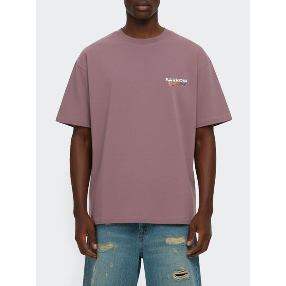 Barrow Men Cotton T-Shirt With Teddy Print Barrow
